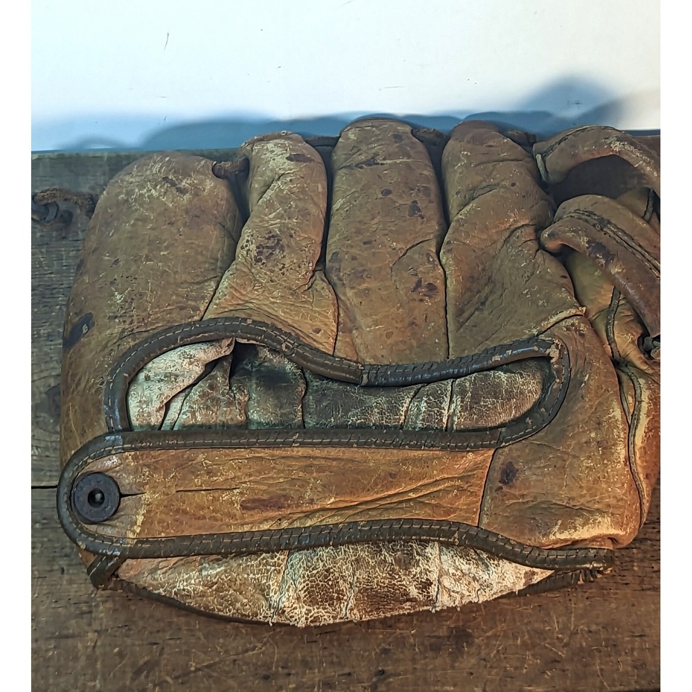 Vtg 1940'S or 50's WESTERNS MODEL G1322 Vic Wertz SPLIT FINGER BASEBALL GLOVE